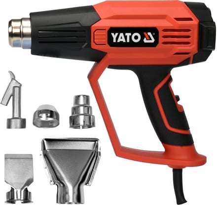 Yato YT-82296 - Elektrische Verfbrander - 1600W - LCD Scherm - Temperatuurregeling