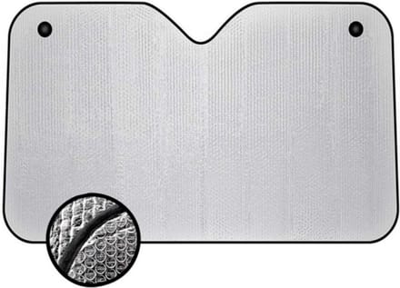 Concorde Auto zonnescherm - zilver - aluminium - L70 x B150 cm