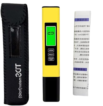 Digitale Watertester - Waterkwaliteit Meter - Water Analyse - 4-in-1 Functie - Compact Formaat - Grijs
