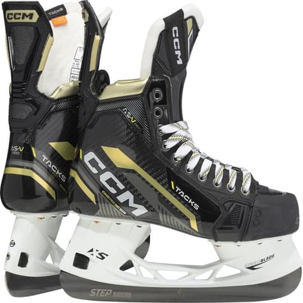 CCM - Tacks AS-V Pro IJshockeyschaatsen - Intermediate - Zwart - Regular - Int 6.0 (40.5 EU)