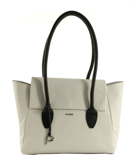 PICARD shopper schoudertas Busy Lady Shopper WhiteLilyk wit