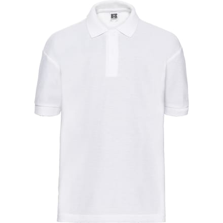 Russell Poloshirt van katoen voor kinderen (Wit)
