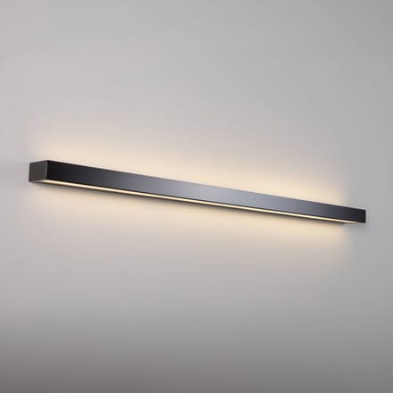 MCJ LED wandlamp Mera, breedte 120cm, zwart, 3000K