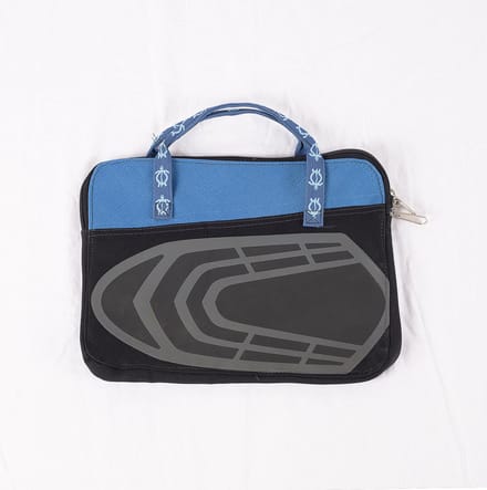 Recycle ipad tas | Procean | Zwart en Blauw