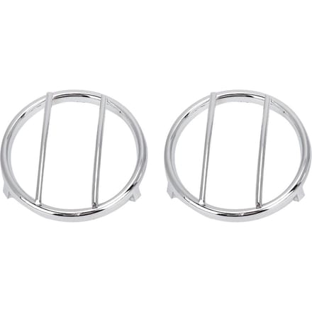 2 pièces Protecteurs de clignotant de véhicule Convient pour Jeep Wrangler 2007 2017Argent white