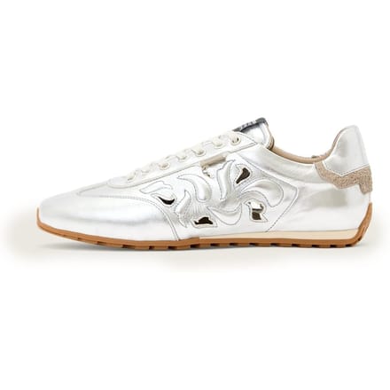 AllSaints Liam Western Sneaker Silver Shine Größe: 37 | Trainers Outlet | Damen | Grau