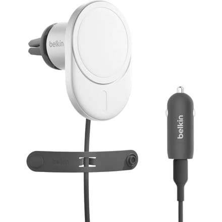 Belkin BoostCharge Pro Magnetische Draadloze autolader - Telefoonhouder ventilatierooster - Inclusief adapter