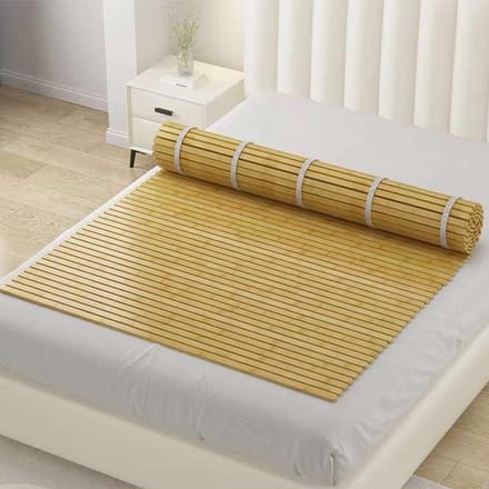 Bed Bodem - Matras Ondersteuning - Betere Slaap - Natuurlijk Bamboe - 1.3x1m - Natuurlijk