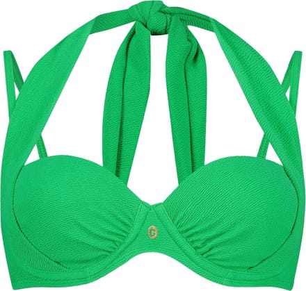 Ten Cate multiway bikini top bright green relief voor Dames | Maat 38E (75E)