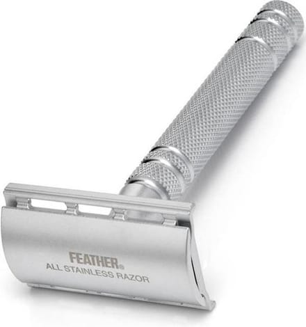 Feather AS-D2 Safety Razor - Matte Chrome
