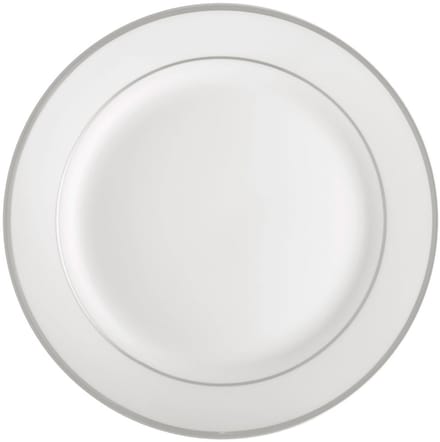 Ambition Aura Zilver plat dinerbord 27cm met zilveren rand