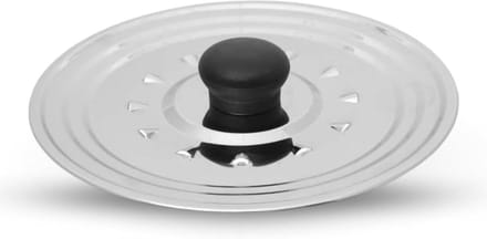Roestvrijstalen Deksel - Pan Deksel - Koken - Universeel - 26-28 cm - Zilver