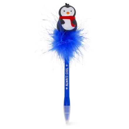 Legami kerst balpen met licht - pinguin