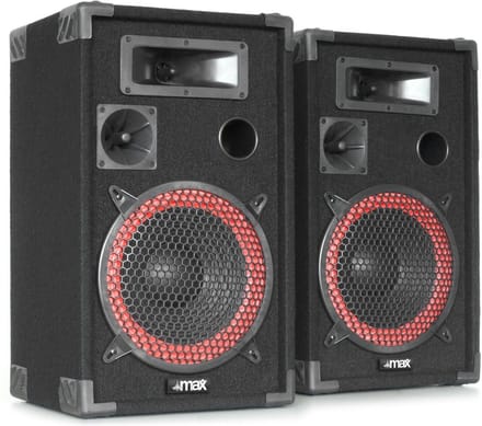 Luidsprekerset – MAX XEN3510 luidsprekerset 3-weg met 10” woofers - 700W