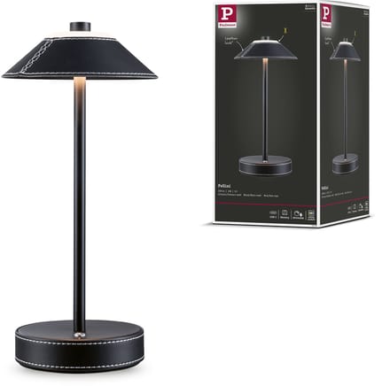 Paulmann Pellini 71173 Tafellamp met accu LED 2 W Zwart, Zwart (mat)
