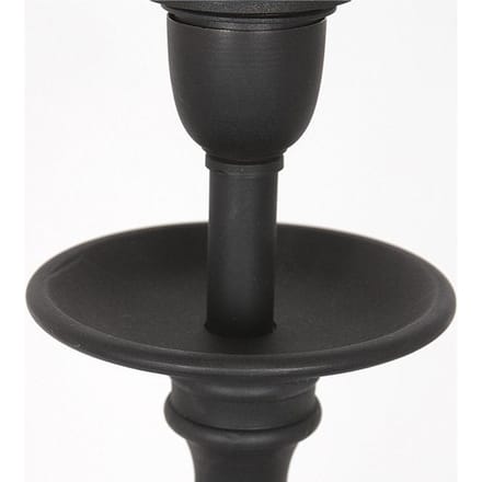 Anne Lighting tafellamp Lyons - zwart - metaal - 15,5 cm - E27 fitting - 3467ZW