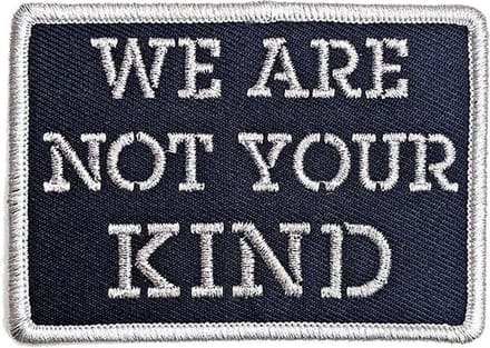Slipknot - We Are Not Your Kind Stencil Patch - Zwart