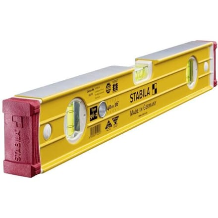Stabila Type 96-2, 40 cm 15225 Metalen waterpas Incl. anti-slip 40 cm 0.5 mm/m