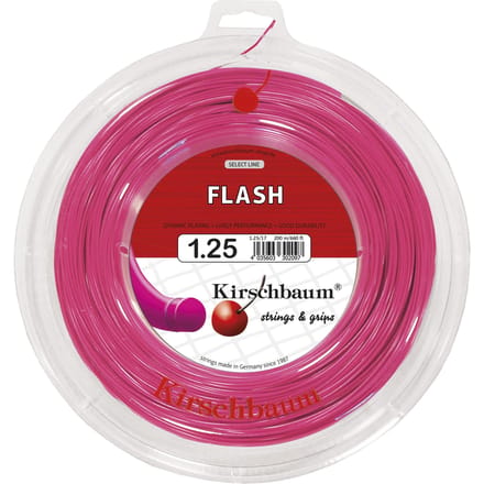 Kirschbaum Flash Rol Snaren 200m-Pink