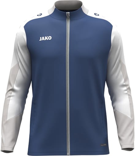 Jako Dynamic Polyestervest Kinderen - Nachtblauw / Wit / Lichtgrijs | Maat: 152