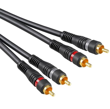 Tulp kabel - Stereo analoog - 0.5 meter - Allteq