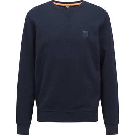 Boss Heren Westart Premium Katoenen Sweatshirt met Crew Hals (Marine)