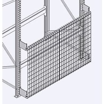 Roosterachterwand GRM-set 9, stellinghoogte 4700 x stellinglengte 2700 mm