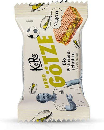 KoRo | Bio pistachewafel met 45% pistache 12 x 22 g