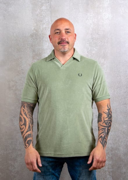 Fred Perry Open Collar Toweling Polo