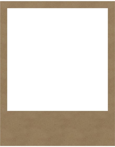 Gomille MDF Figuur photobooth lijst polaroid 49x62 cm duurzaam hout.