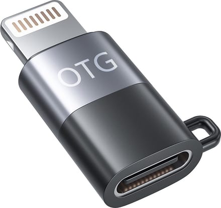 Staza - iPhone OTG Adapter - Lightning naar USB-C Female kabel - Usb-A