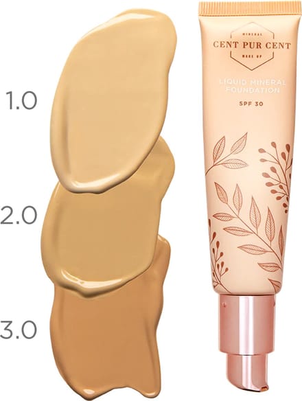 Cent Pur Cent Liquid Mineral Foundation 2 met SPF 30