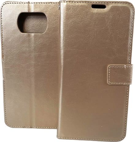 Bookcase Geschikt voor: Xiaomi Poco X3 / X3 Pro - Goud - portemonnee hoesje