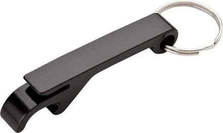 Ulanax® | Bier Sleutelhanger - Flesopener - Bieropener - Zwart |