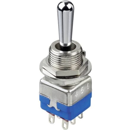 APEM 12146A 12146A Tuimelschakelaar 250 V/AC 2 A 2x aan/aan IP54 Continu 1 stuk(s)