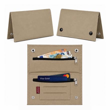 Champ Shag Etui - Tabak Etui - Kunstleer - 4 Vakken - Unisex - Beige