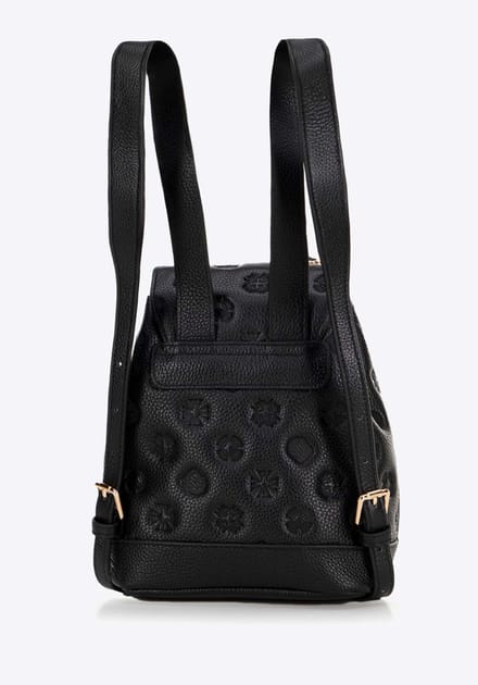Wittchen Dames Leren Rugzak met Ketting, Zwart, Natuurlijk Leer