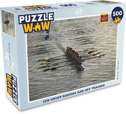 Puzzel Een groep roeiers aan het trainen - Legpuzzel - Puzzel 500 stukjes