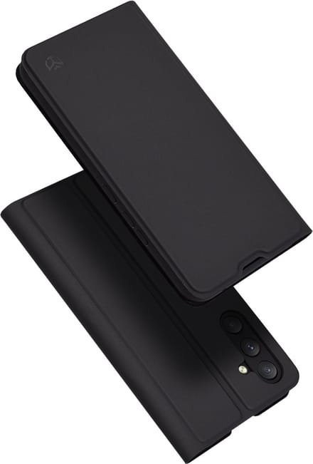 Hoesje geschikt voor Samsung Galaxy A54 - Techsuit Magskin Book Wallet Case - Zwart