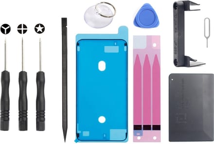 Let op type!! JIAFA JF-8160 11 in 1 Battery Repair Tool Set for iPhone 7 Plus
