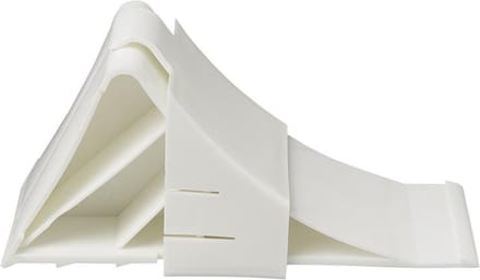 ProPlus Wielkeg met houder - kunststof - 220 x 100 x 90 mm - wit