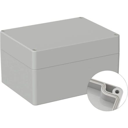 TRU COMPONENTS TC-9065676 Industriële behuizing 160 x 120 x 90 ABS Grijs-wit (RAL 7035) 1 stuk(s)