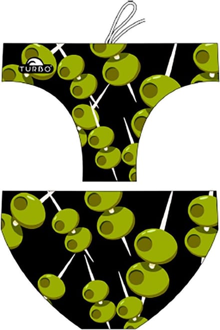 Turbo Filed Olive Zwemslip Zwart S Man