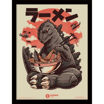 Wanddecoratie Pyramid Kaiju'S Ramen