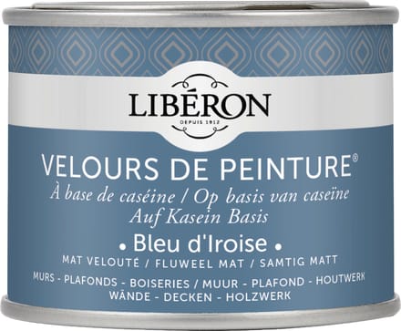 Liberon Velours De Peinture Muurverf - Mat - Bleu D'iroise - 0,125l