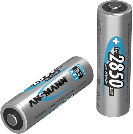 Oplaadbare Batterij - AA Batterij - Apparaten Voeden - Hoge Capaciteit - 2650 mAh - Grijs