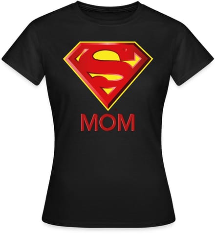 Superman Super Mom Moederdag T-Shirt Dames