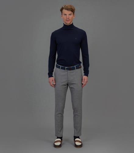 Laurent Vergne - Coltrui- Blauw - Maat M - Slim Fit