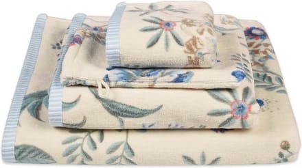 Pip Studio Secret Garden Gastendoekje - 30x50 cm - Set van 3 - White Blue