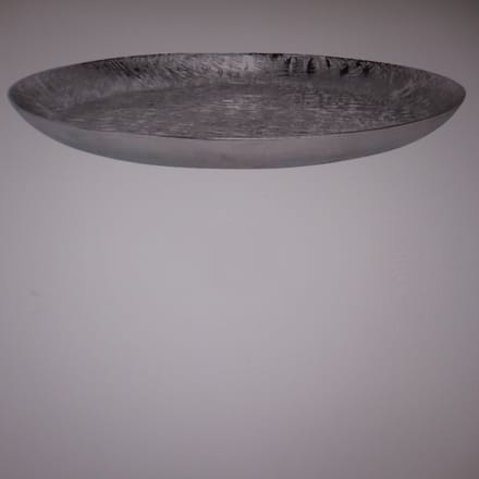 Schaal Cross Zilver D35xh3cm Aluminium